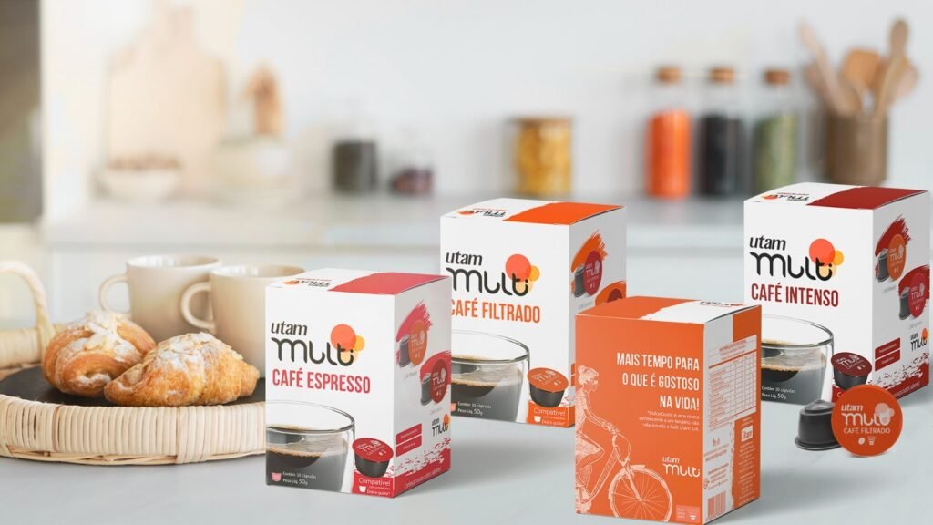 Grupo Utam incrementa linha de cápsulas de café com nova marca Multi