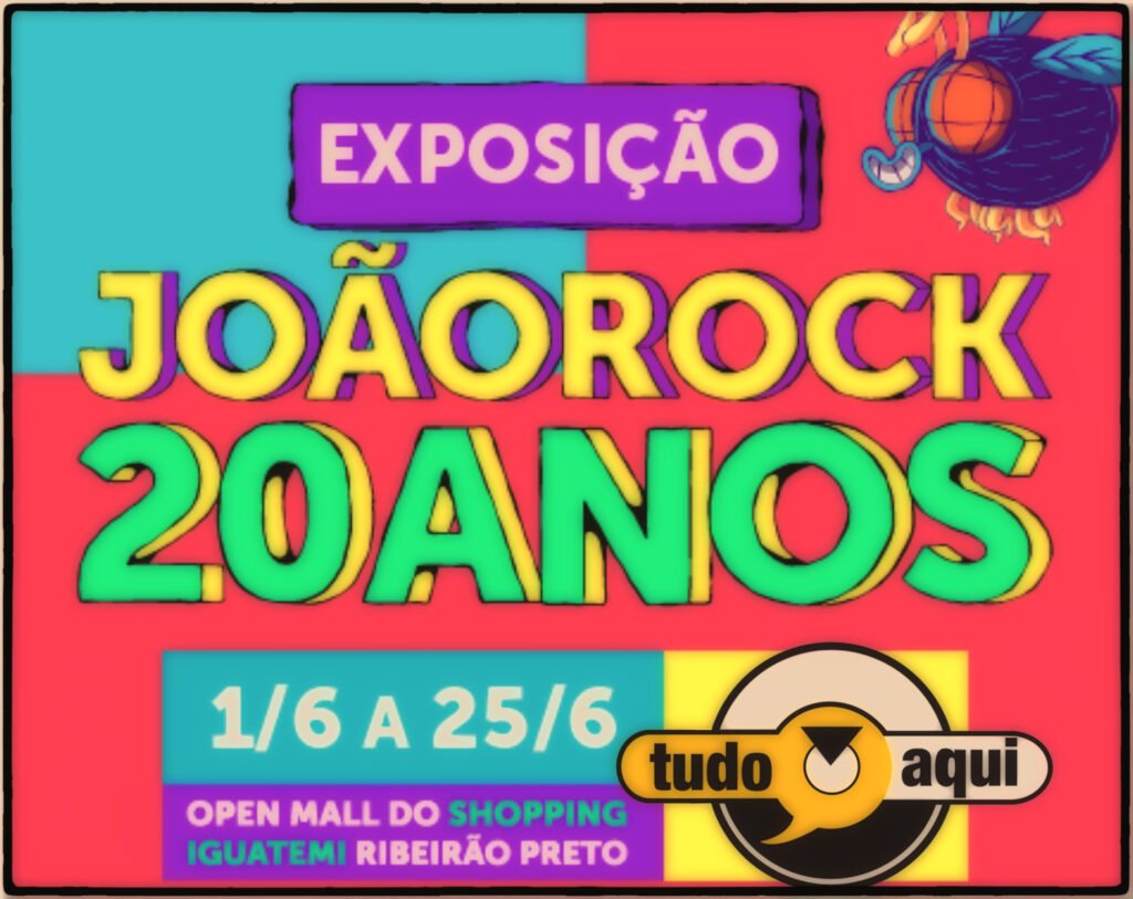 Exposição 20 anos do João Rock no Shopping Iguatemi de Ribeirão Preto