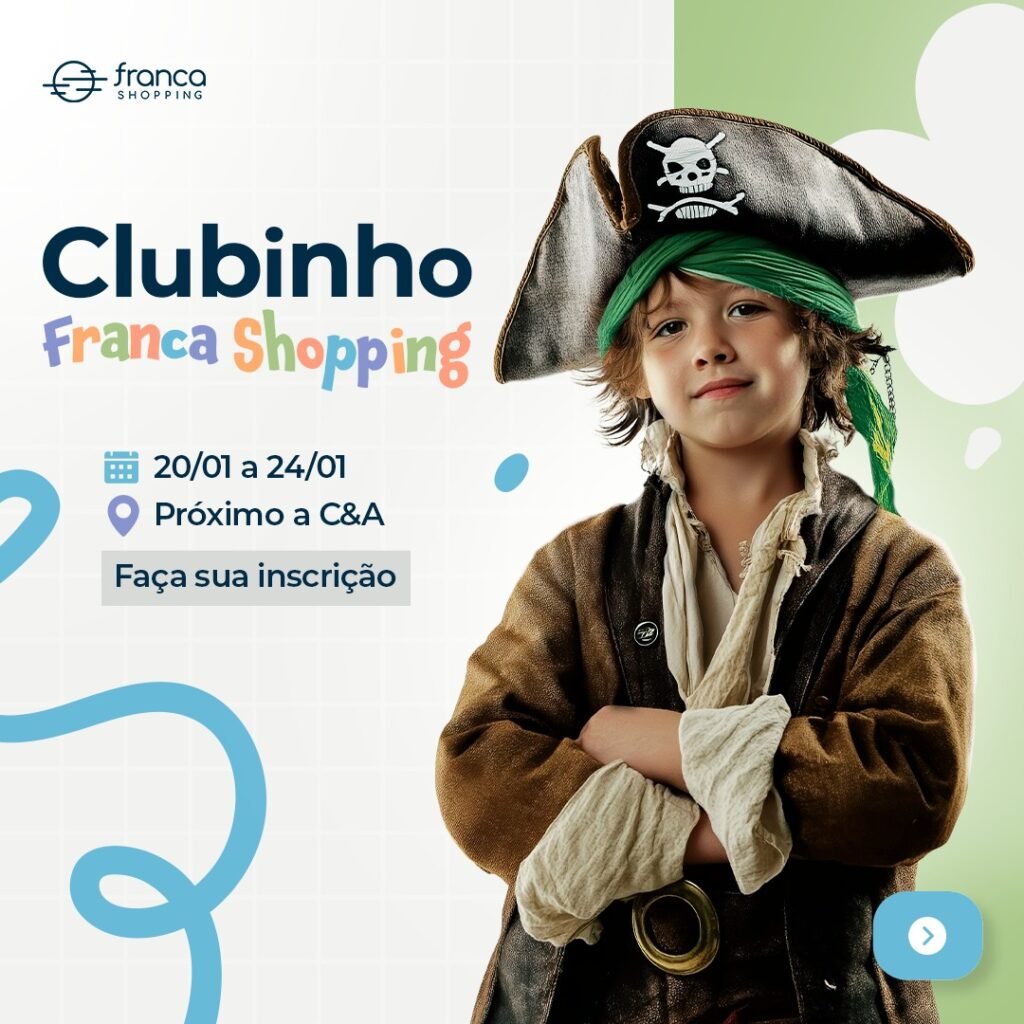 Férias: Franca Shopping promove atividades gratuitas para crianças de 4 a 12 anos