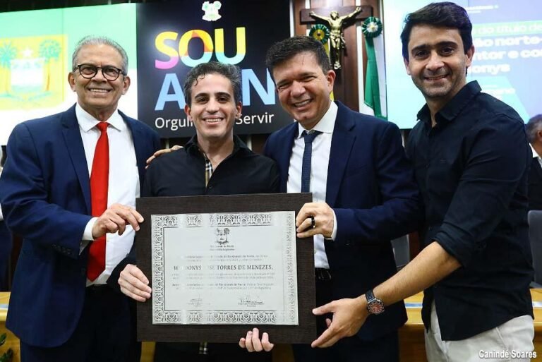 Waldonys recebe título de cidadão do RN: “Agora sou potiguar por lei”