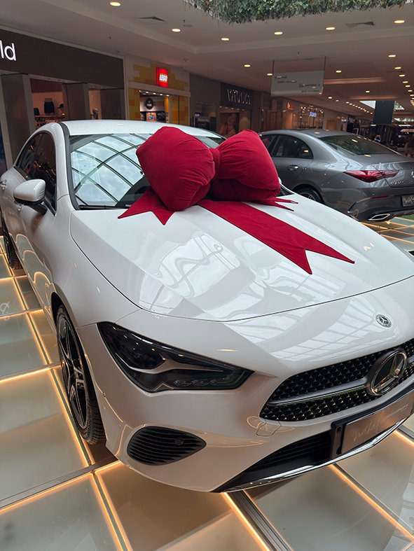 RibeirãoShopping lança campanha de Natal com sorteio de Mercedes-Benz e atrações especiais