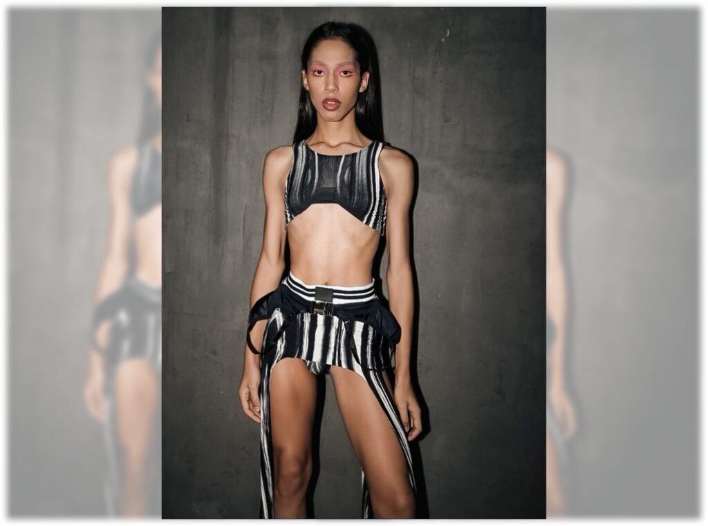 Modelo Bella Nabeel abre desfile de Le Benites na Casa de Criadores 57