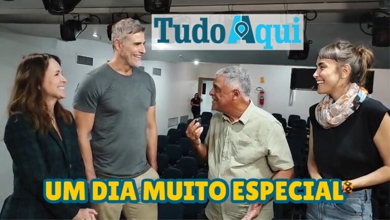 Entrevista com elenco da peça UM DIA MUITO ESPECIAL