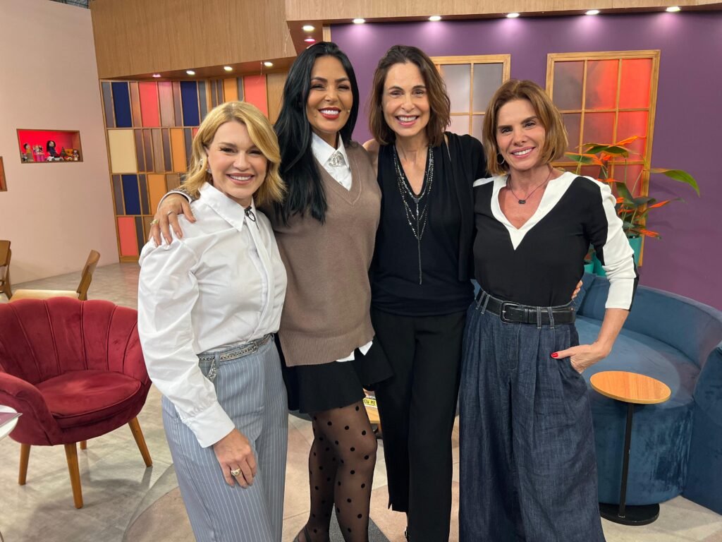 Gardênia Cavalcanti recebe Silvia Pfeifer, Adriana Garambone e Helena Fernandes no “Vem Com a Gente”
