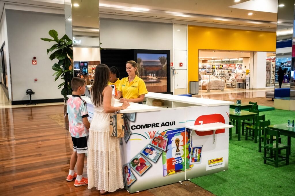 RibeirãoShopping recebe espaço oficial de álbum e figurinhas da Copa do Mundo 2026