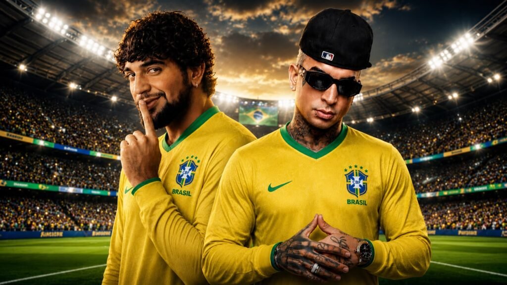 Nattan e MC Guimê unem forró, vaquejada e funk em nova versão do clássico “País do Futebol”