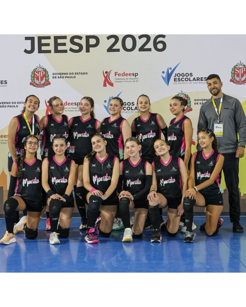 Equipe de vôlei mirim de Ribeirão Preto fica entre as quatro melhores do Jogos Escolares do Estado de São Paulo 2026