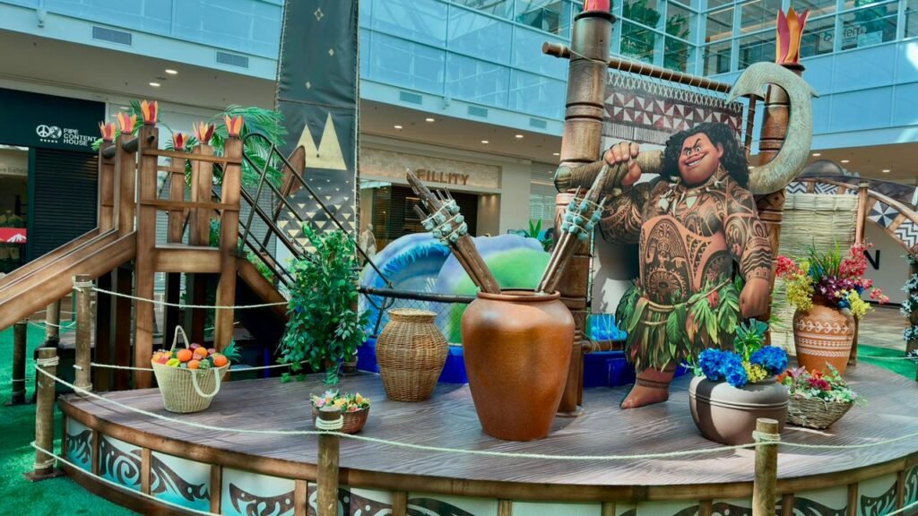 Moana 2 é tema do circuito de desafios e brincadeiras no RibeirãoShopping